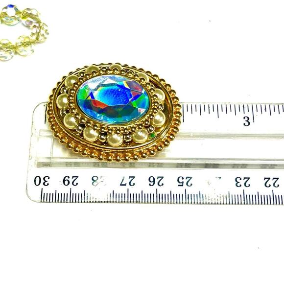 2" Blue Brooch - Picture 5 of 5